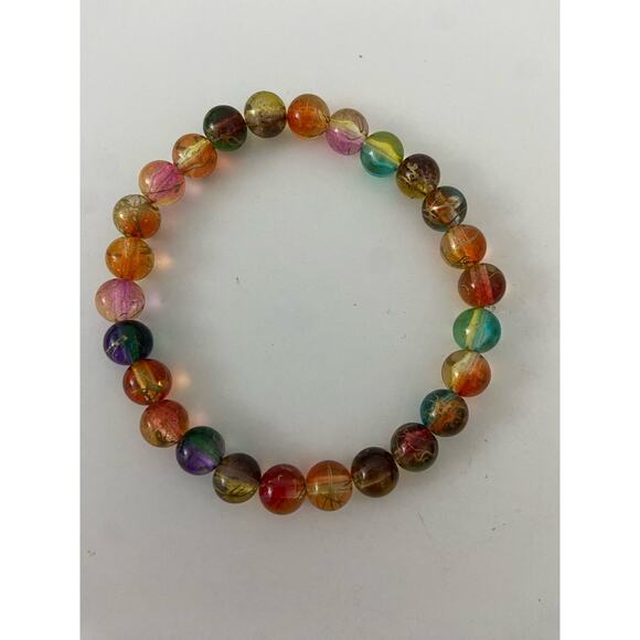 colorful bead bracelet - Picture 3 of 4